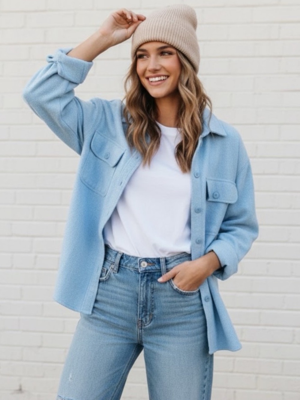 NWOT XL AMERICAN EAGLE 🦅 LIGHT BLUE BUTTON UP LONG SLEEVE SHIRT